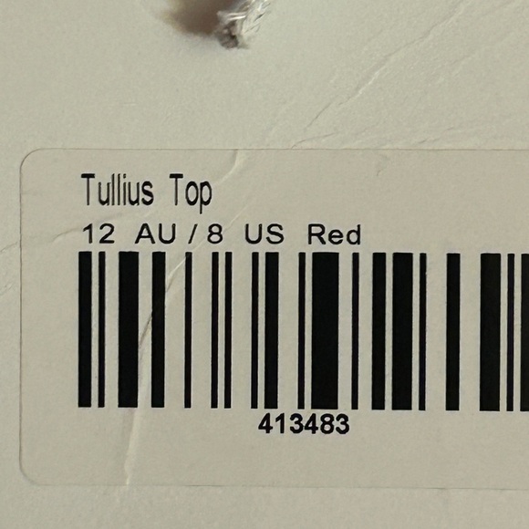 NWT Princess Polly Crop Top Blouse Pink Floral Print Where Love Blossoms Size 8 - Picture 5 of 6